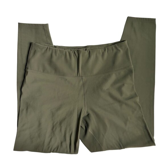 HYLETE Terras Fleece-Lined Tight 27" (Leggings) (Olive Green) - Size Large - Picture 3 of 9